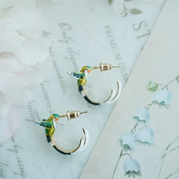 Bird earrings - Picture 6 of 6